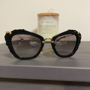 Authentic Miu Miu Special Project Sunglasses Black